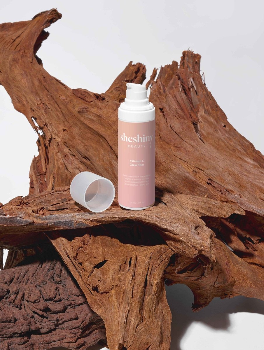 Vitamin C Serum Glow Shot - SheShiny Cocurly_hair solution kinky hair solution coily hair solution