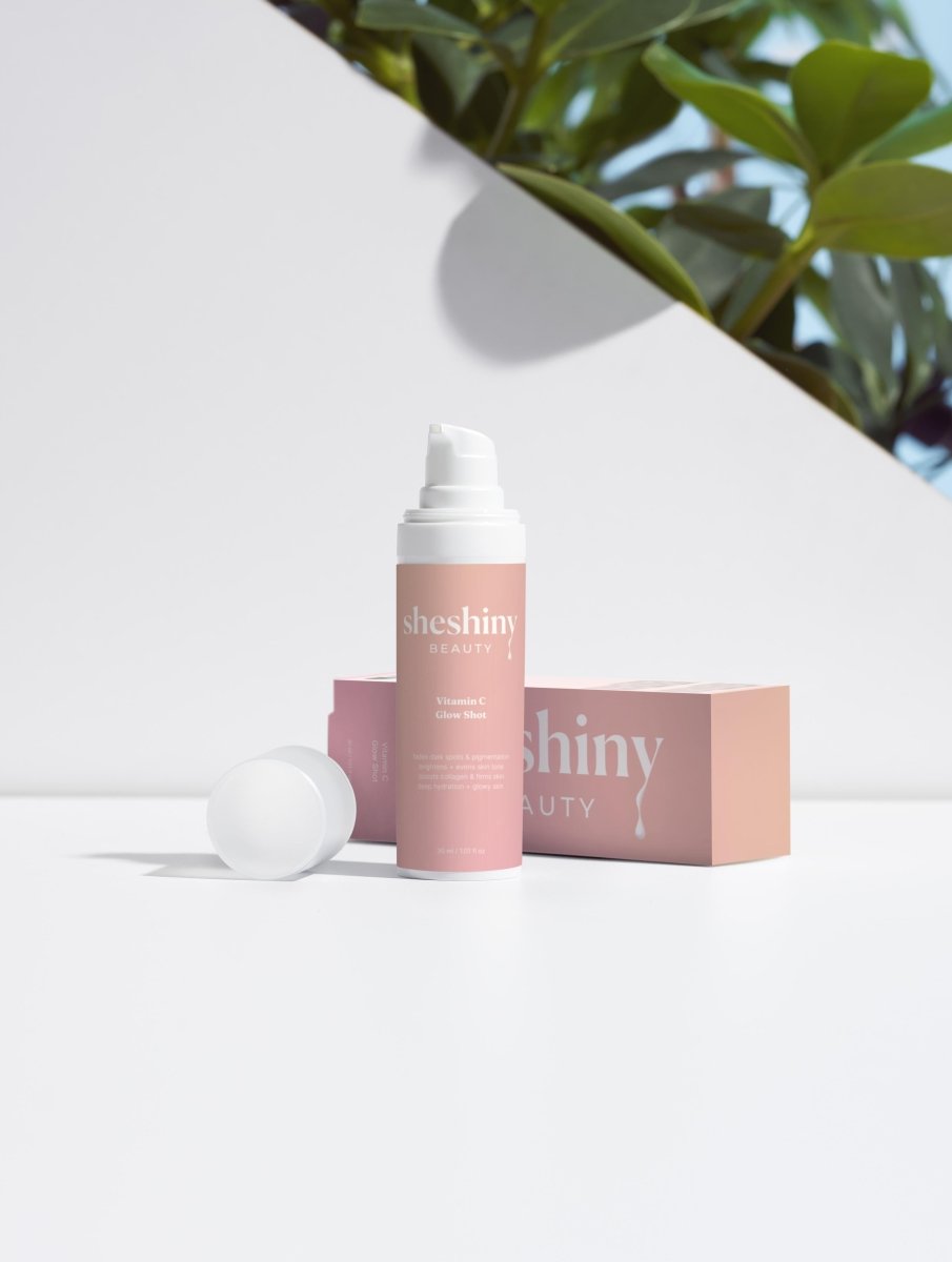 Vitamin C Serum Glow Shot - SheShiny Cocurly_hair solution kinky hair solution coily hair solution